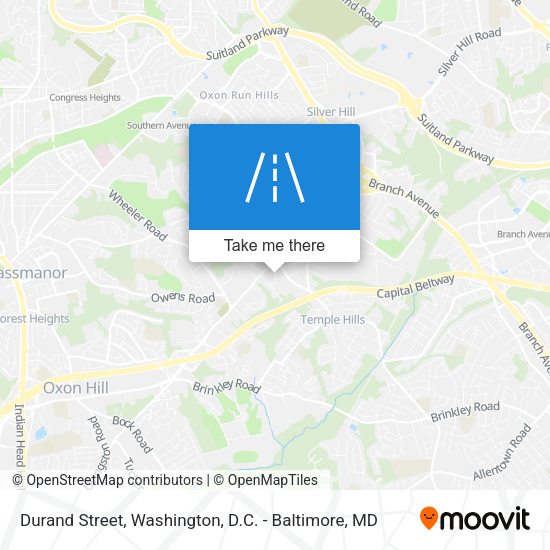 Mapa de Durand Street
