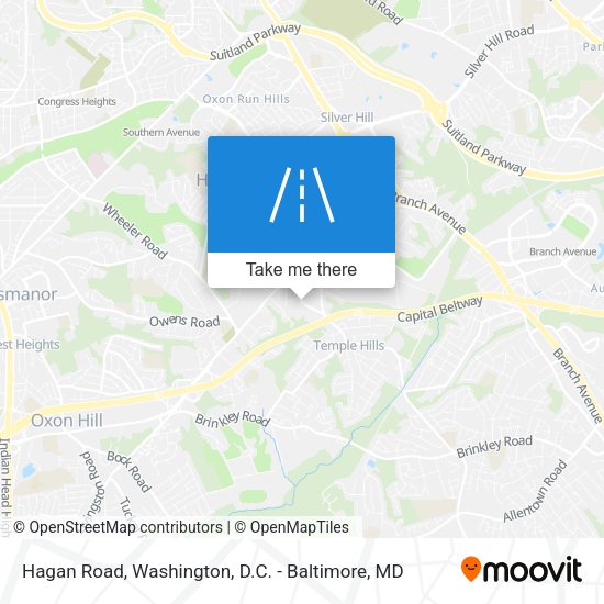 Mapa de Hagan Road