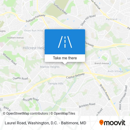 Laurel Road map