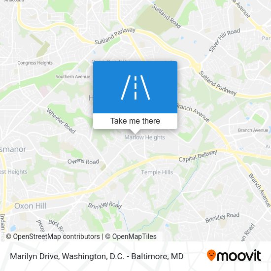 Marilyn Drive map