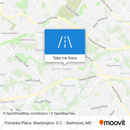Pohanka Place map
