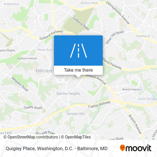 Quigley Place map