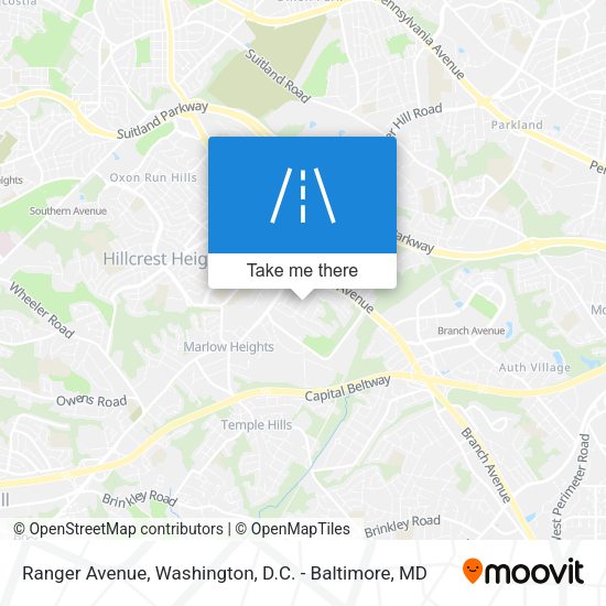 Mapa de Ranger Avenue