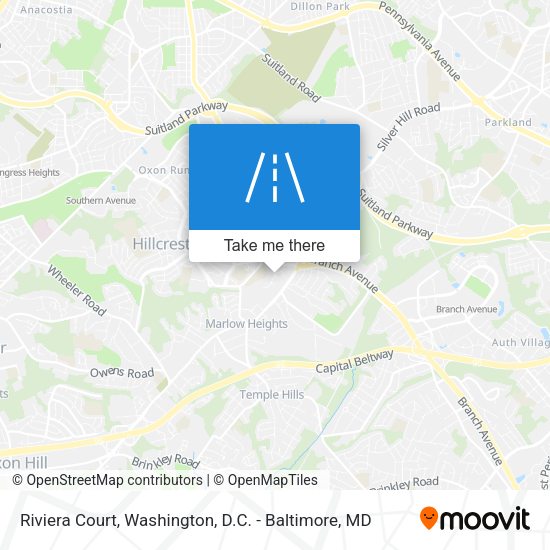 Riviera Court map