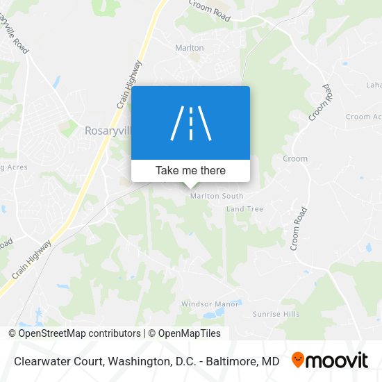 Clearwater Court map