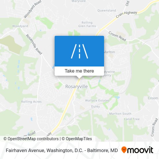 Mapa de Fairhaven Avenue