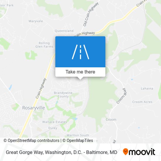 Great Gorge Way map