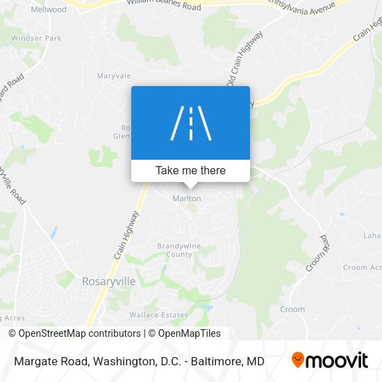 Mapa de Margate Road