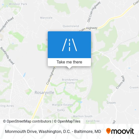 Monmouth Drive map