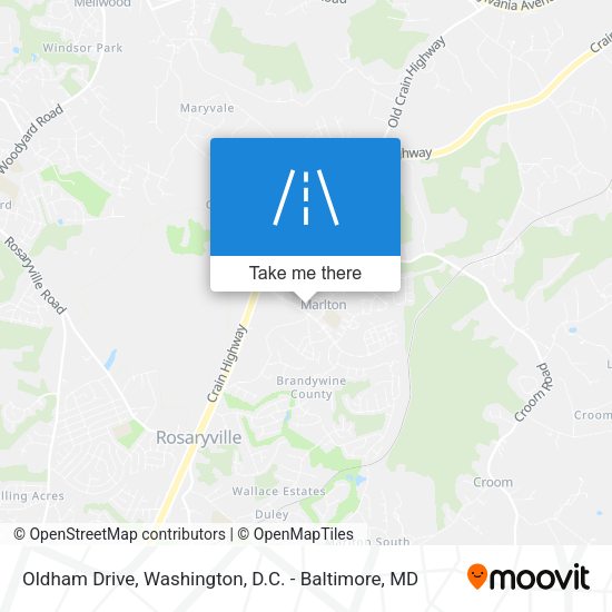 Oldham Drive map