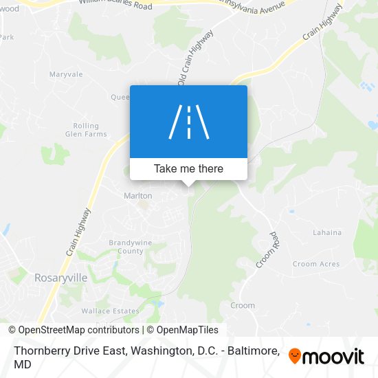 Mapa de Thornberry Drive East