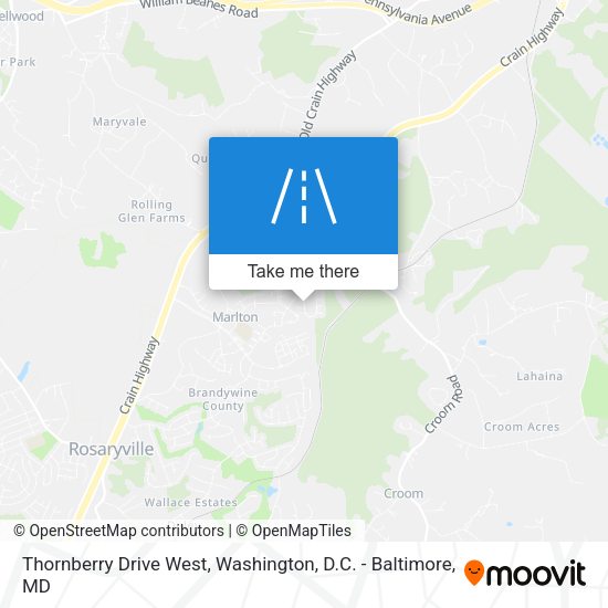 Thornberry Drive West map