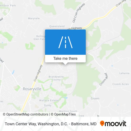 Mapa de Town Center Way
