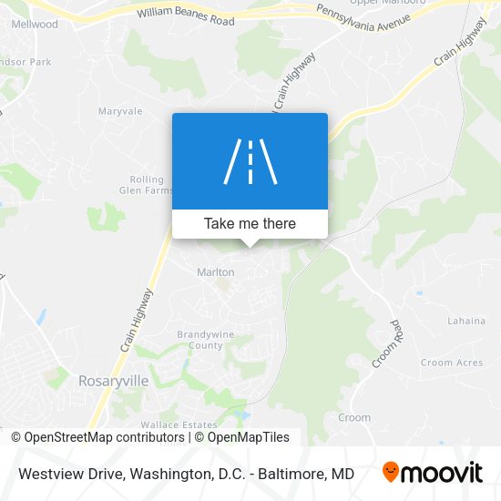 Westview Drive map