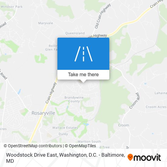 Mapa de Woodstock Drive East