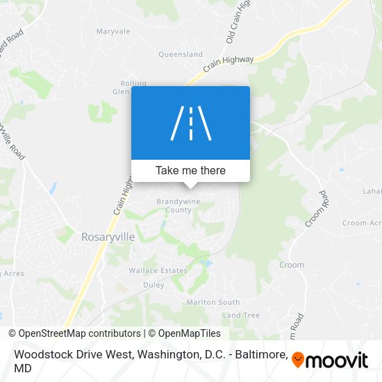 Woodstock Drive West map