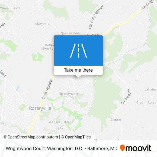 Wrightwood Court map