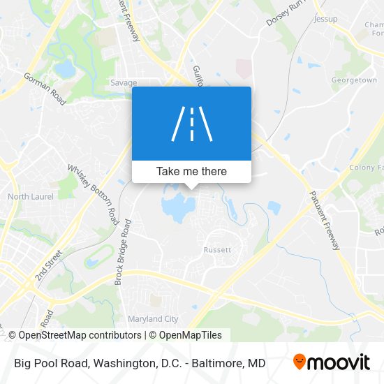 Big Pool Road map