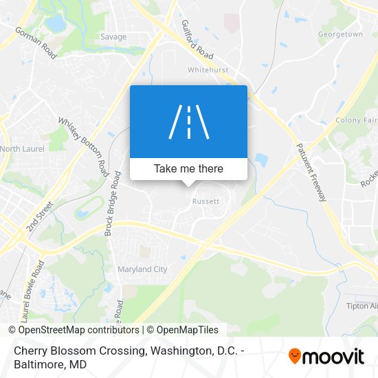 Mapa de Cherry Blossom Crossing