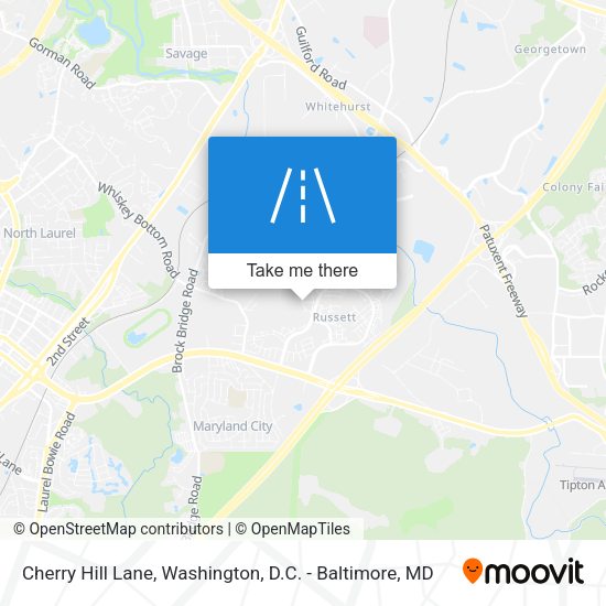 Mapa de Cherry Hill Lane