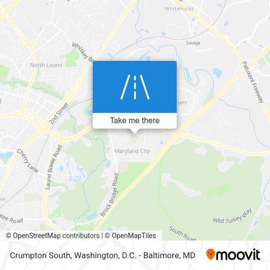 Crumpton South map
