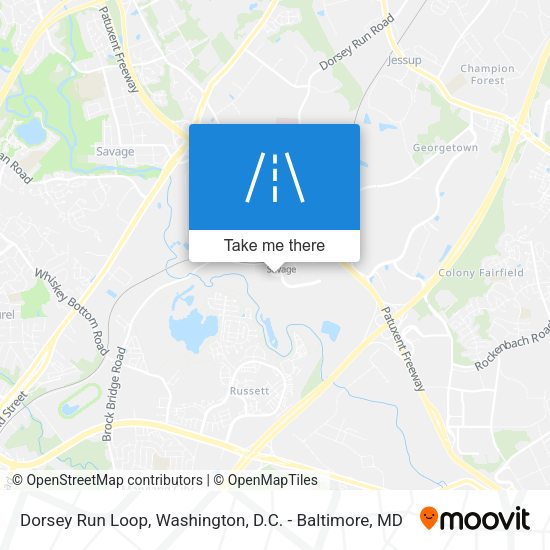 Mapa de Dorsey Run Loop