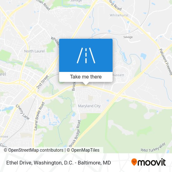 Ethel Drive map