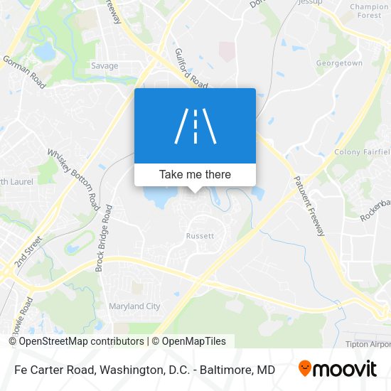 Fe Carter Road map
