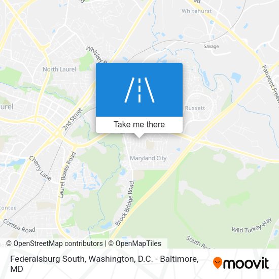 Federalsburg South map