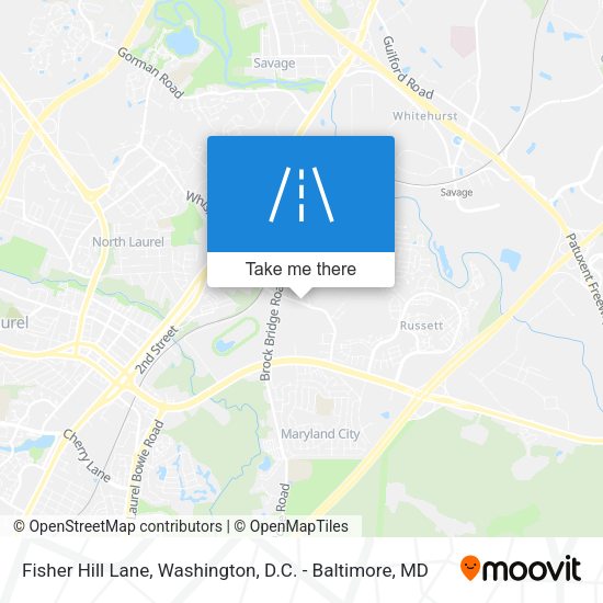 Mapa de Fisher Hill Lane