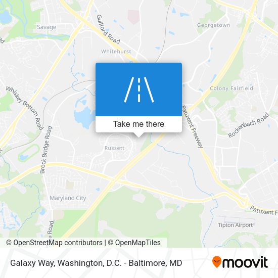 Galaxy Way map