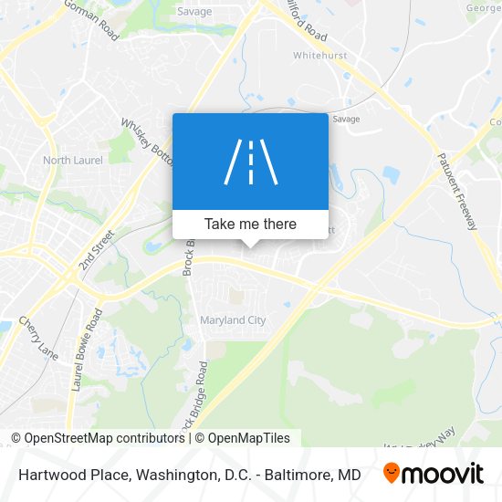Hartwood Place map