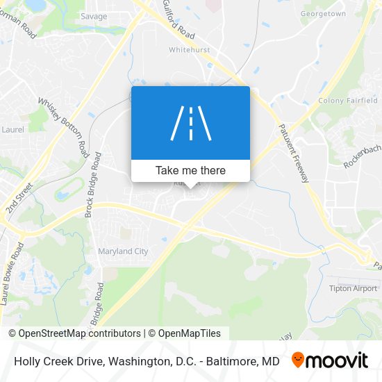 Holly Creek Drive map