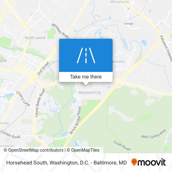 Horsehead South map