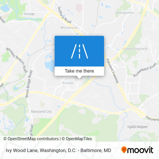 Ivy Wood Lane map