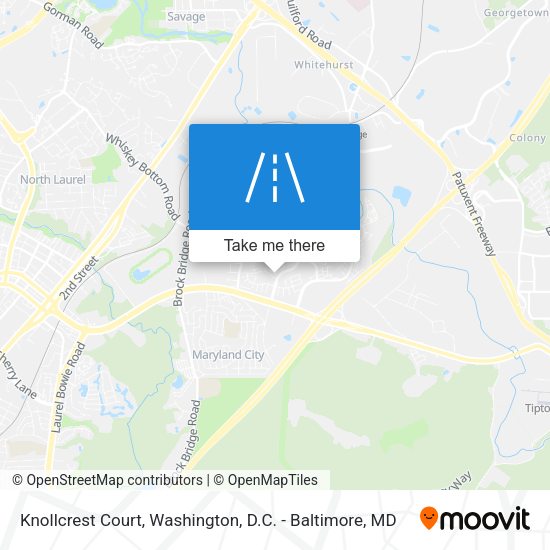 Knollcrest Court map
