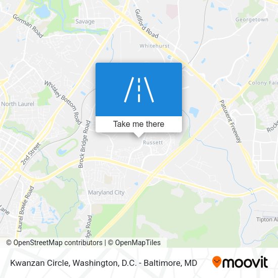 Kwanzan Circle map