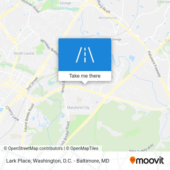 Lark Place map