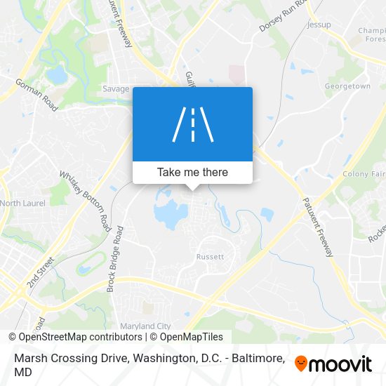 Mapa de Marsh Crossing Drive