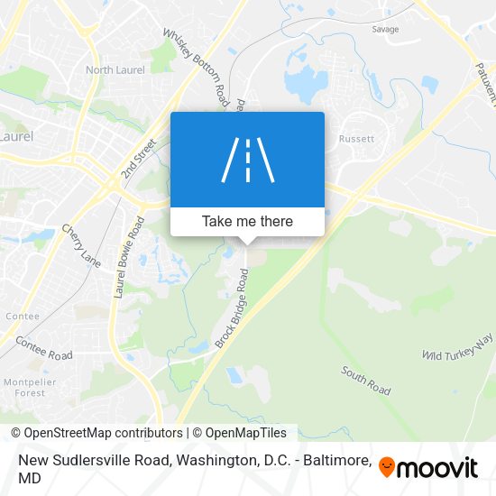 New Sudlersville Road map