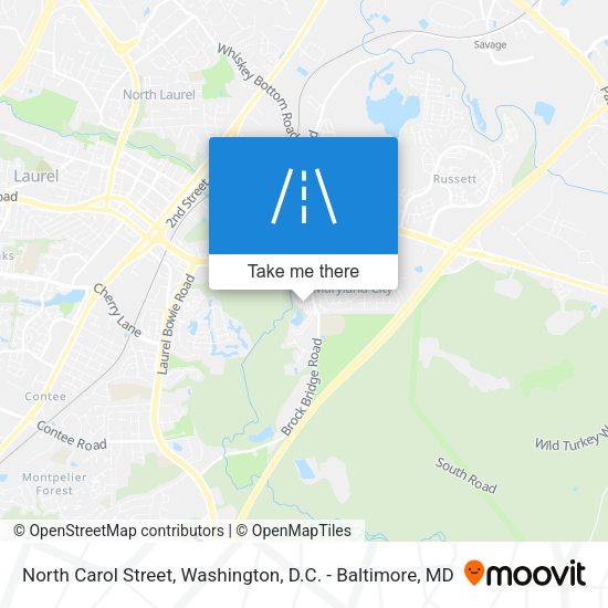 Mapa de North Carol Street