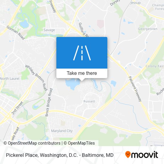Pickerel Place map