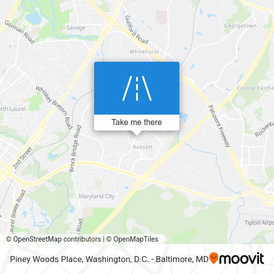 Mapa de Piney Woods Place