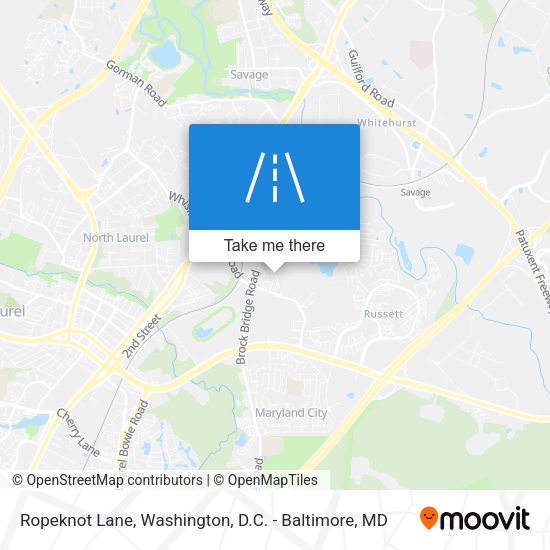 Ropeknot Lane map