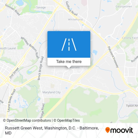 Russett Green West map