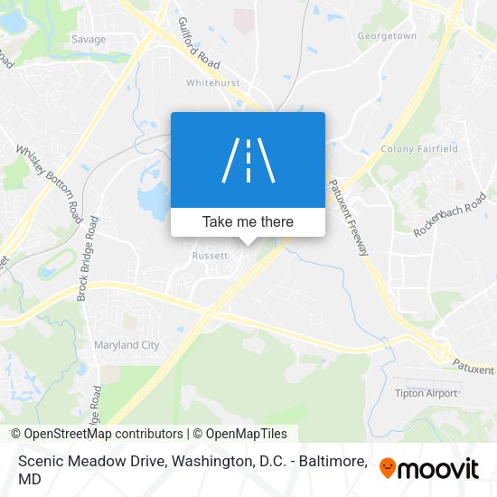 Scenic Meadow Drive map