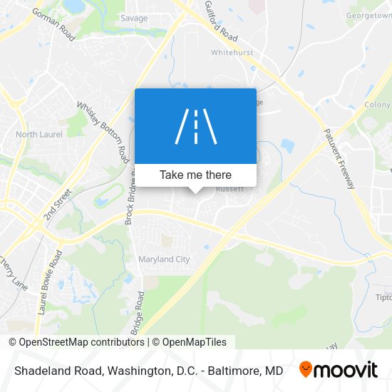 Mapa de Shadeland Road