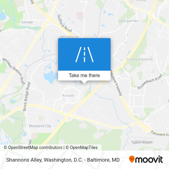 Shannons Alley map