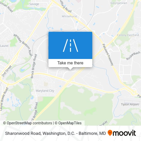 Sharonwood Road map