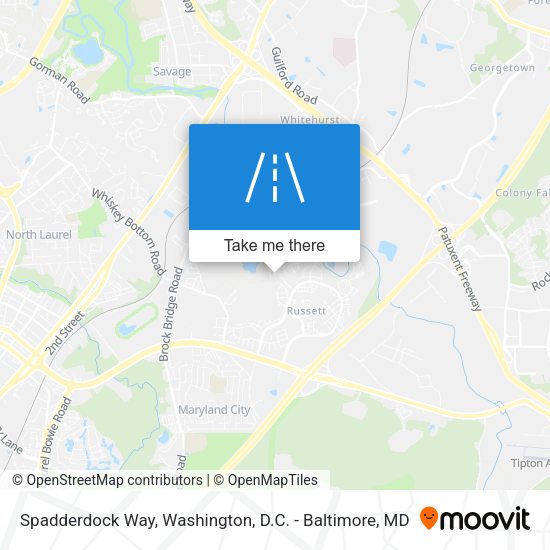Spadderdock Way map